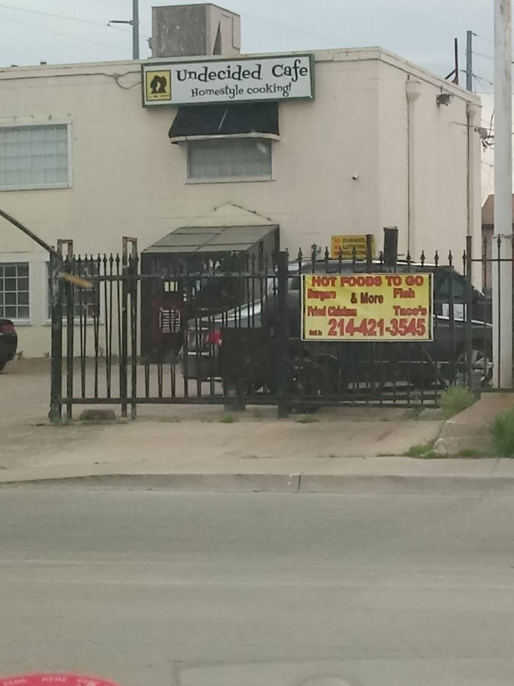 Undecided Cafe | restaurant | 3126 Al Lipscomb Way, Dallas, TX 75215, USA | 2144213545 OR +1 214-421-3545