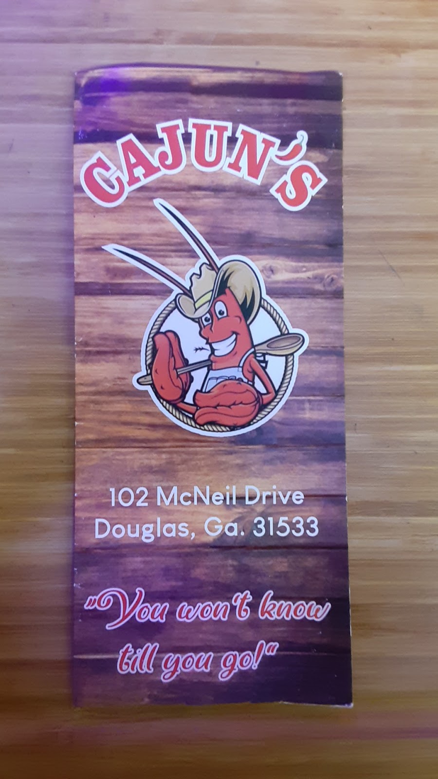 Cajuns | restaurant | 102 McNeil Dr, Douglas, GA 31533, USA | 9122603172 OR +1 912-260-3172