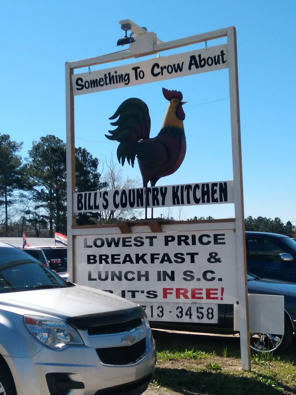 Bills Country Kitcken | restaurant | 1804 Jefferson Davis Hwy, Camden, SC 29020, USA | 8037133458 OR +1 803-713-3458