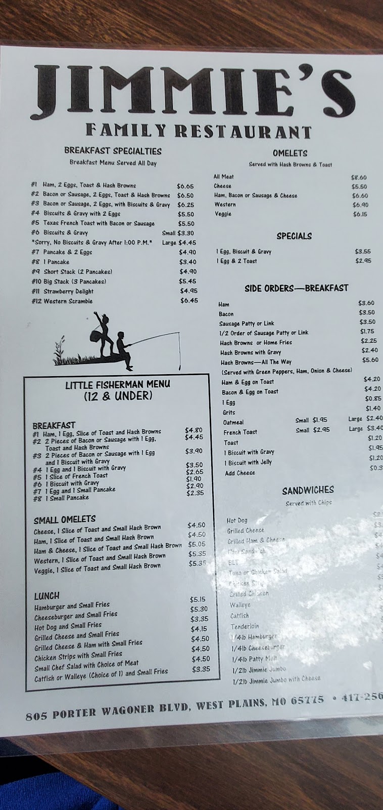 Jimmies Walleye & Catfish | restaurant | 805 Porter Wagoner Blvd, West Plains, MO 65775, USA | 4172561538 OR +1 417-256-1538