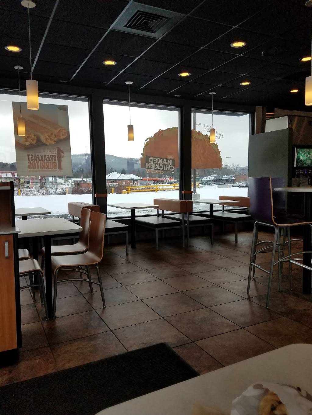 Taco Bell | meal takeaway | 1001 E Main St, Bradford, PA 16701, USA | 8145960044 OR +1 814-596-0044