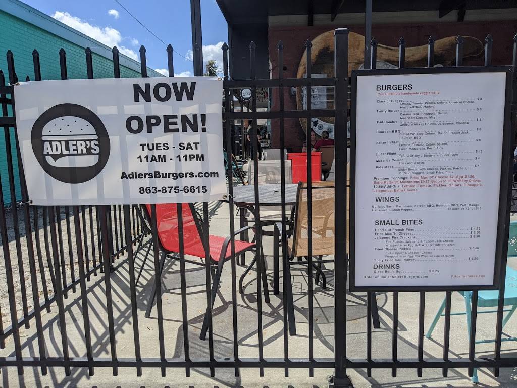 Adlers | restaurant | 278 Ave A SW, Winter Haven, FL 33880, USA | 8638756615 OR +1 863-875-6615