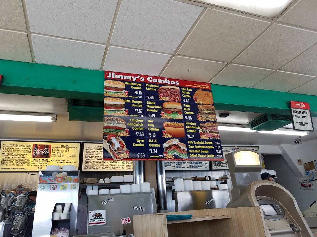 Jimmys Burgers | restaurant | 7441 Lankershim Blvd, North Hollywood, CA 91605, USA | 8187647528 OR +1 818-764-7528