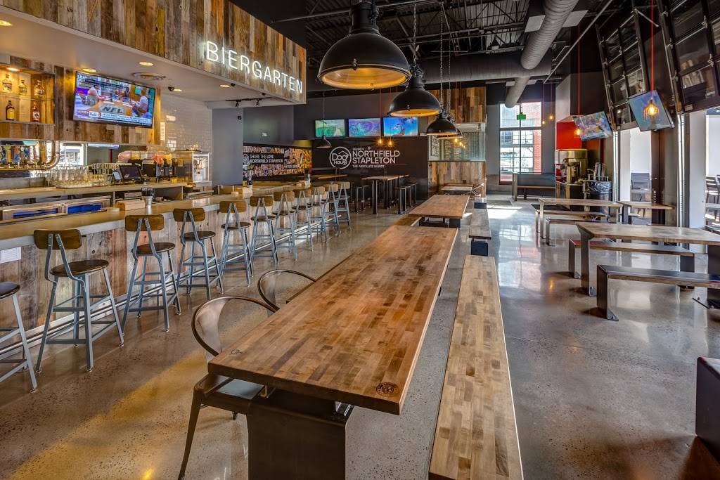 Dog Haus Biergarten Northfield Stapleton | meal takeaway | 8316 Northfield Blvd, Denver, CO 80238, USA | 3033534385 OR +1 303-353-4385