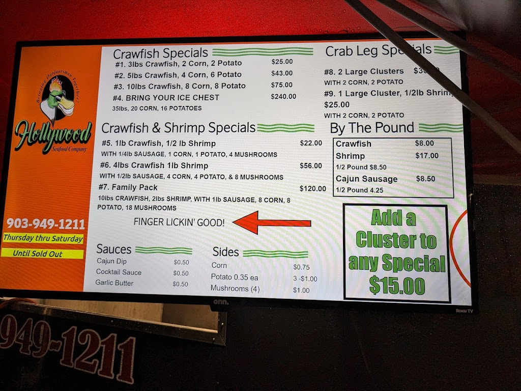 Hollywood Seafood Company | restaurant | 6637 Congo Rd, Benton, AR 72019, USA | 9039491211 OR +1 903-949-1211