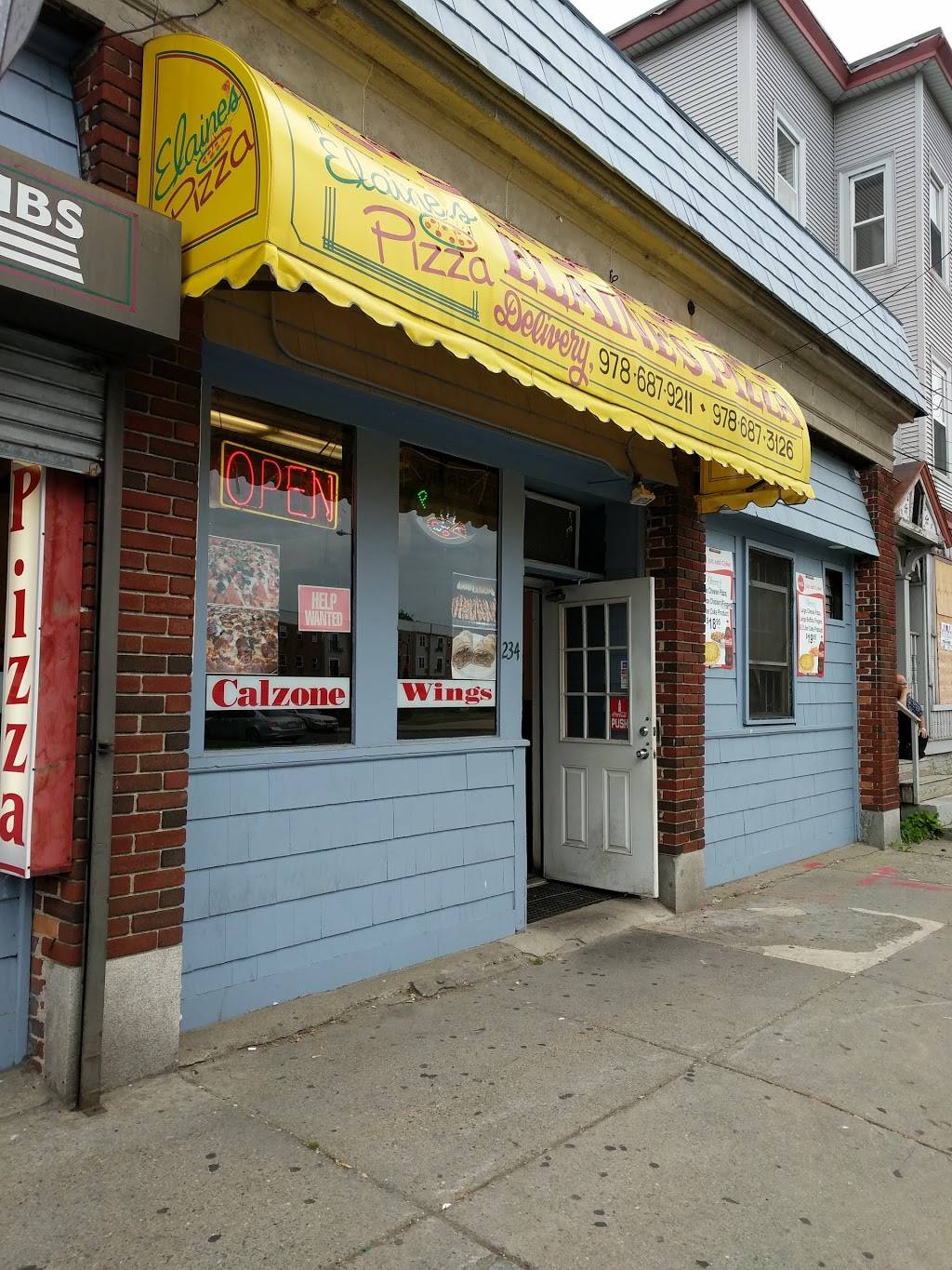 Elaines Pizza | restaurant | 234 Hampshire St, Lawrence, MA 01841, USA | 9786879211 OR +1 978-687-9211