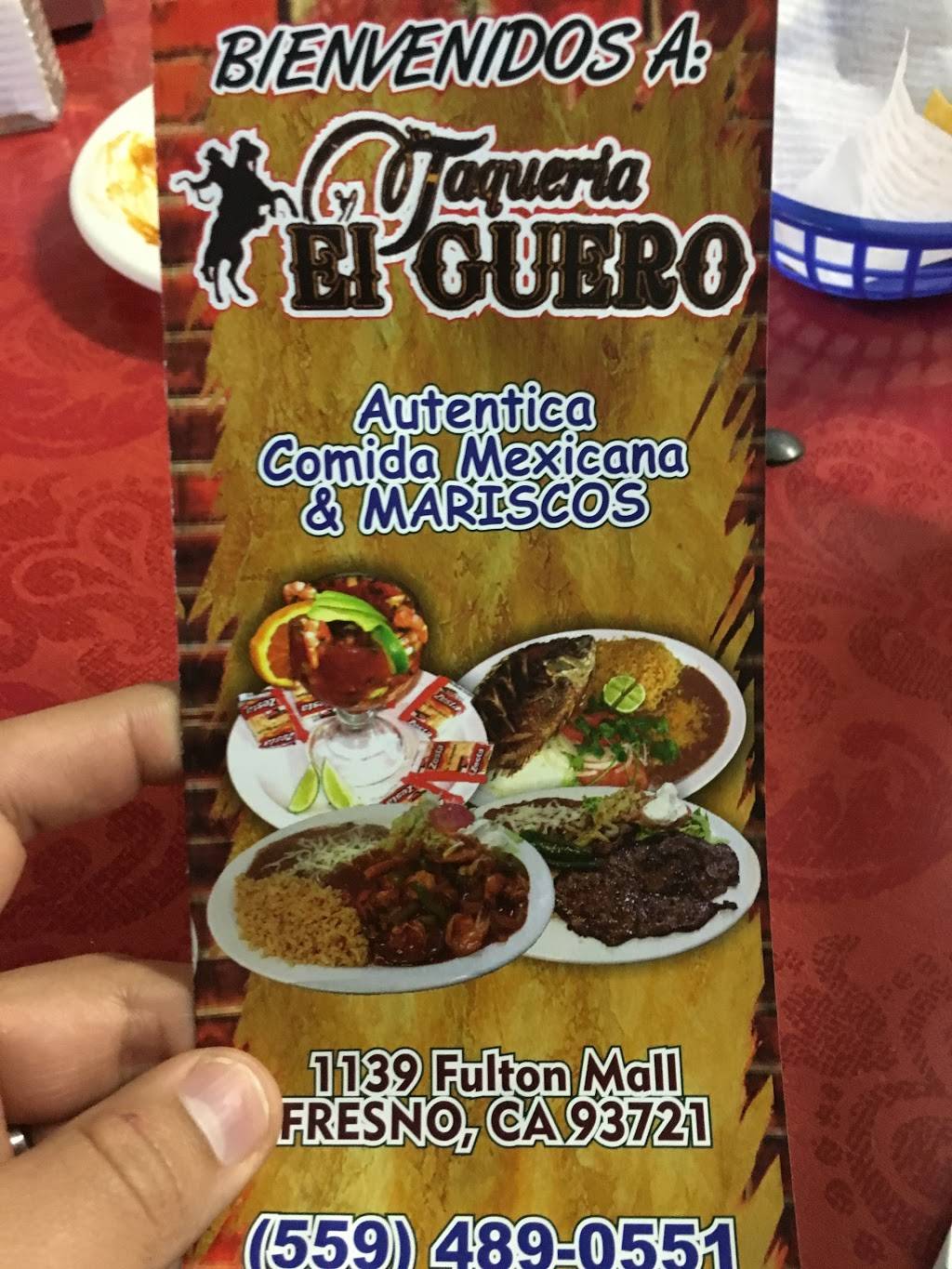 Taqueria El Guero | restaurant | 1139 Fulton St, Fresno, CA 93721, USA | 5594890551 OR +1 559-489-0551