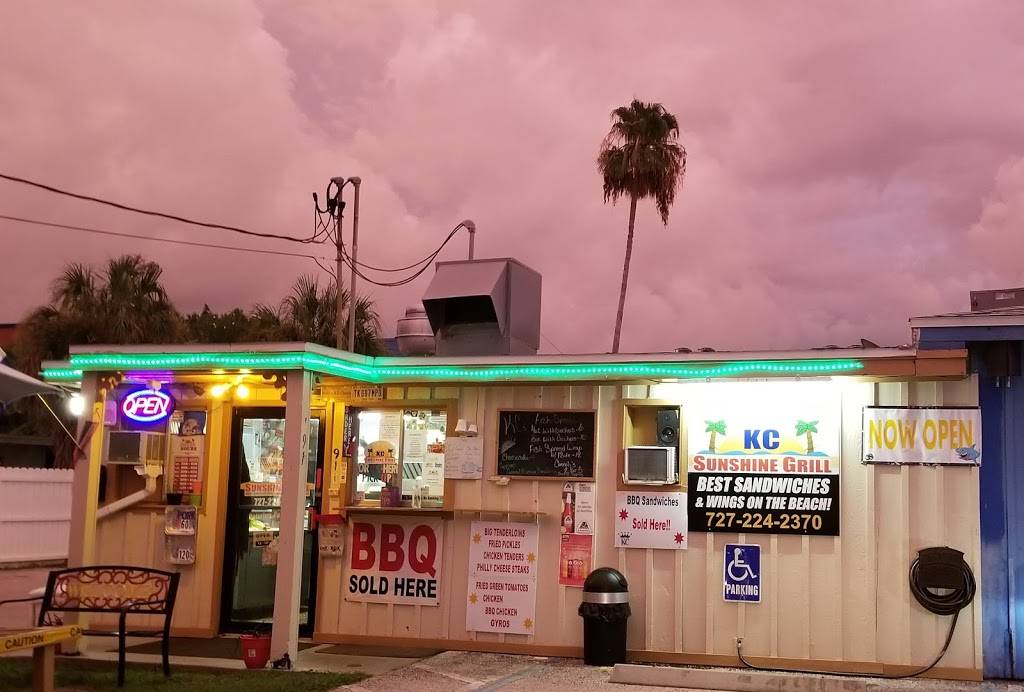KC Sunshine Grill | restaurant | 91 171st Ave, North Redington Beach, FL 33708, USA | 7272242370 OR +1 727-224-2370
