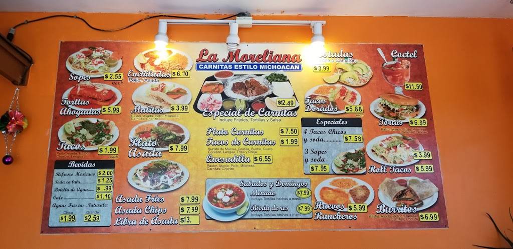 Las Morelianas | restaurant | 1287 E Florida Ave, Hemet, CA 92543, USA | 9517664777 OR +1 951-766-4777