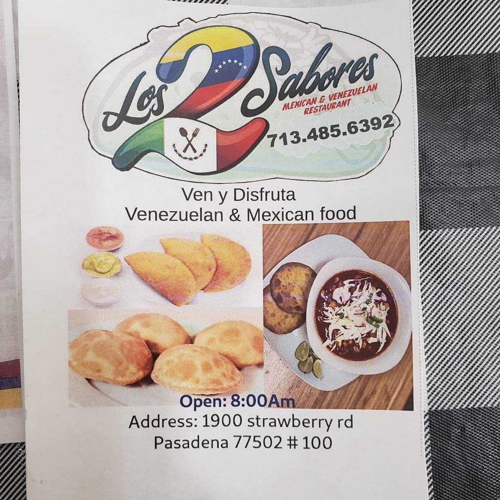Los 2 Sabores | restaurant | 1900 Strawberry Rd, Pasadena, TX 77502, USA | 7134856392 OR +1 713-485-6392