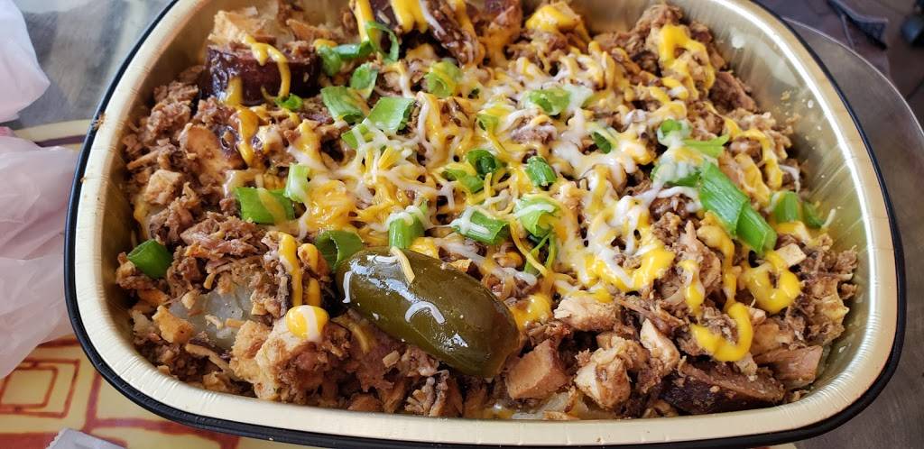 The Stuffed Baked Potato Factory | restaurant | 14708 Hiram Clarke Rd, Houston, TX 77053, USA | 2815012270 OR +1 281-501-2270