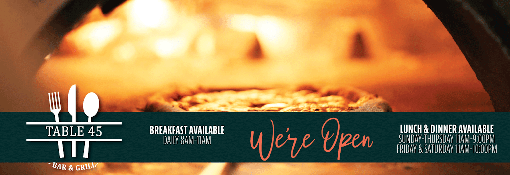 Table 45 | restaurant | 3770 CA-45, Colusa, CA 95932, USA | 5304588844 OR +1 530-458-8844