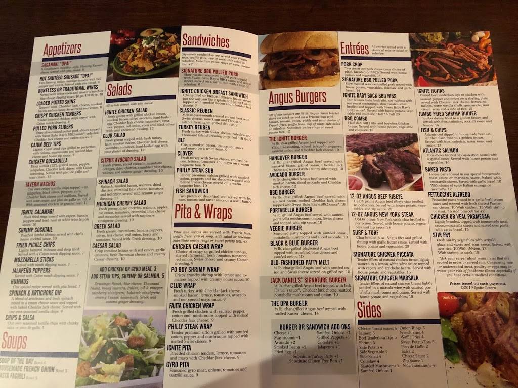 Ignite Tavern | restaurant | 1065 S Baldwin Rd, Orion Charter Township, MI 48360, USA | 2489773795 OR +1 248-977-3795