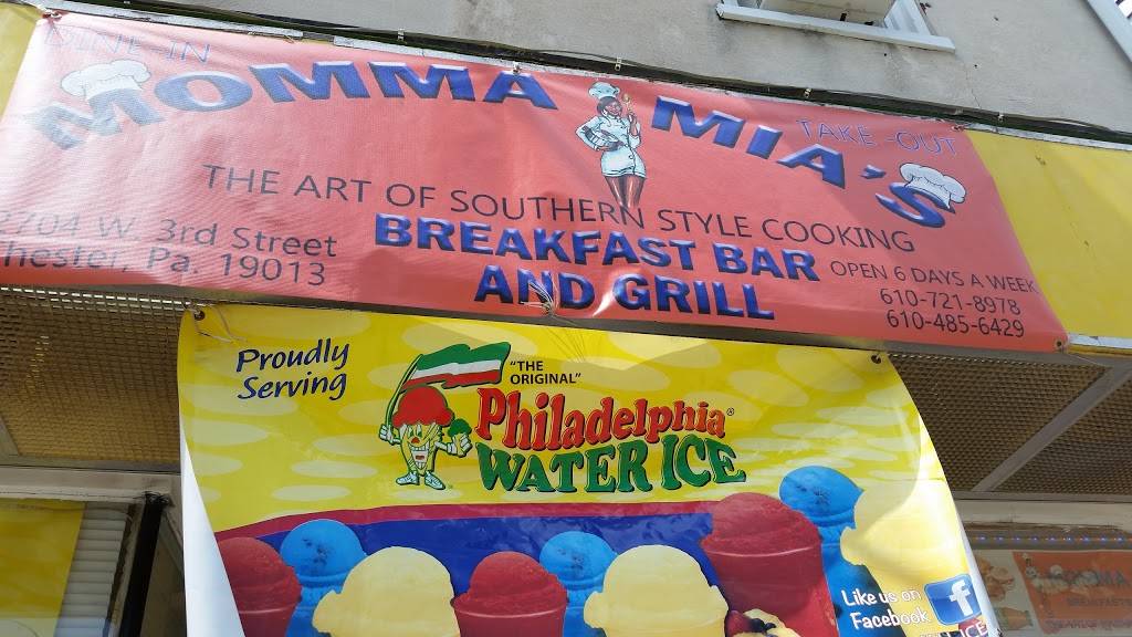 Momma Mias Breakfast/Soul food Restaurant | restaurant | 2711 W 9th St, Chester, PA 19013, USA | 6104856429 OR +1 610-485-6429