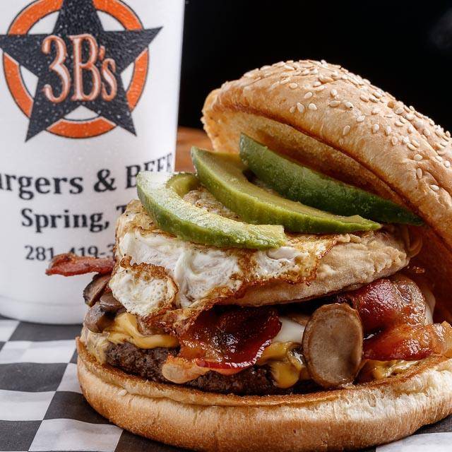 3Bs Burgers & Beer | restaurant | 466 Rayford Rd #107, Spring, TX 77386, USA | 2814193553 OR +1 281-419-3553