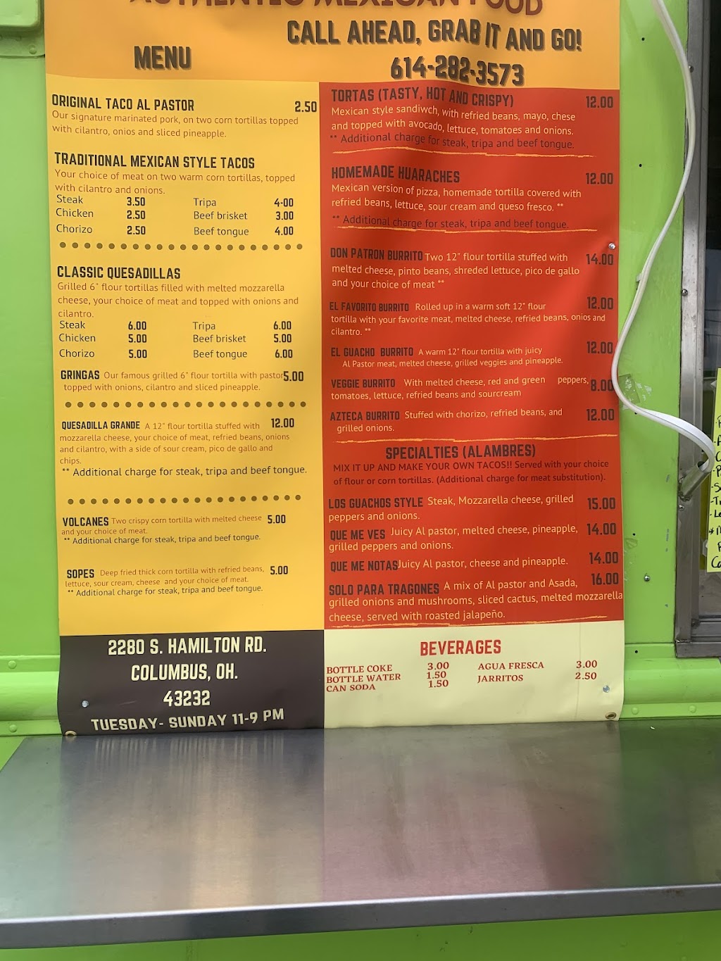 Los guachos | restaurant | 2280 S Hamilton Rd, Columbus, OH 43232, USA | 6142823573 OR +1 614-282-3573