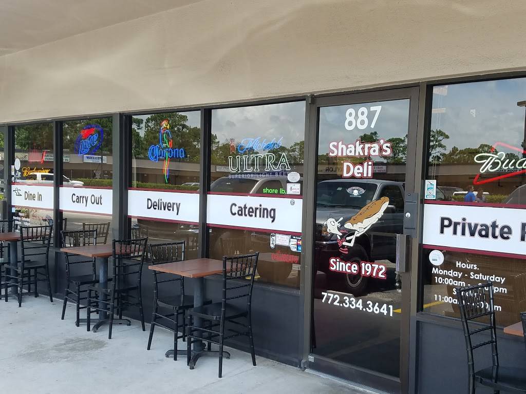Shakras Deli | meal takeaway | 887 NE Jensen Beach Blvd, Jensen Beach, FL 34957, USA | 7723343641 OR +1 772-334-3641