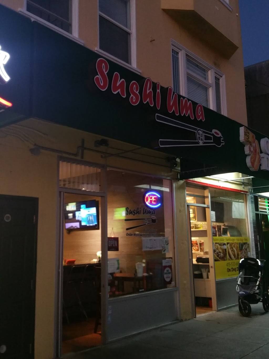 Sushi Uma | restaurant | 2146 Irving St, San Francisco, CA 94122, USA | 4159689933 OR +1 415-968-9933