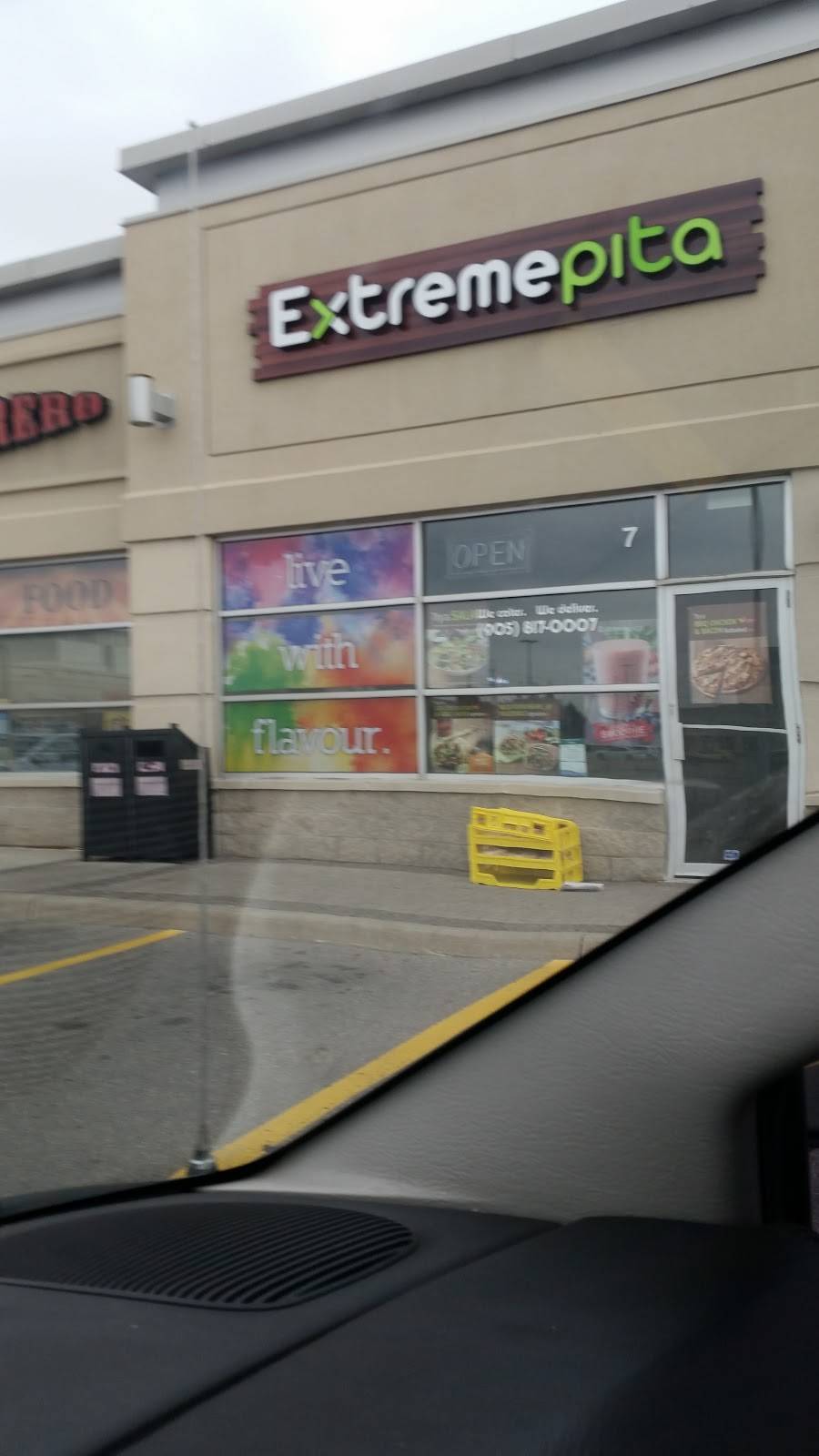 Extreme Pita | restaurant | NShopping Ctr, 6990 Financial Dr #7, Mississauga, ON L5N 8J4, Canada | 9058170007 OR +1 905-817-0007