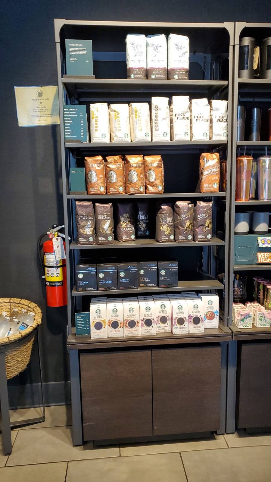 Starbucks | cafe | 6280 20th St Suite A, Vero Beach, FL 32966, USA | 7722997407 OR +1 772-299-7407