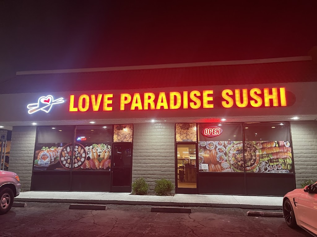 Love Paradise Sushi | restaurant | 4865 S Pecos Rd, Las Vegas, NV 89121, USA | 7252041293 OR +1 725-204-1293