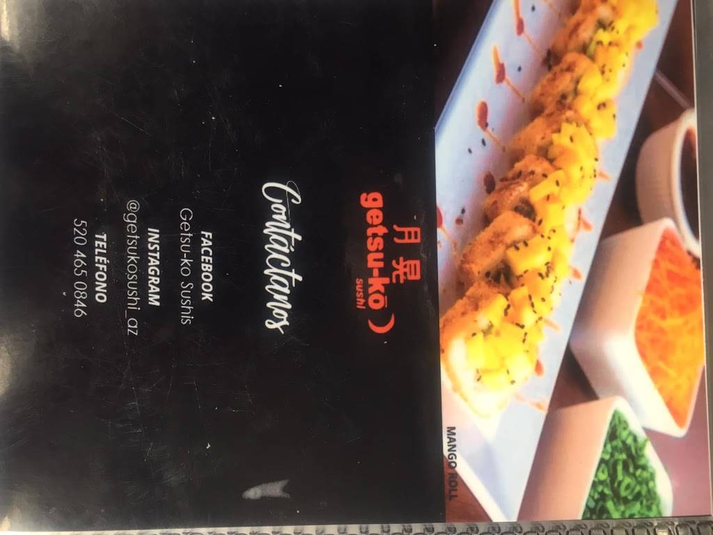 Getsu-ko Mexican Sushi | restaurant | 4940 S Park Ave, Tucson, AZ 85706, USA | 5204650846 OR +1 520-465-0846