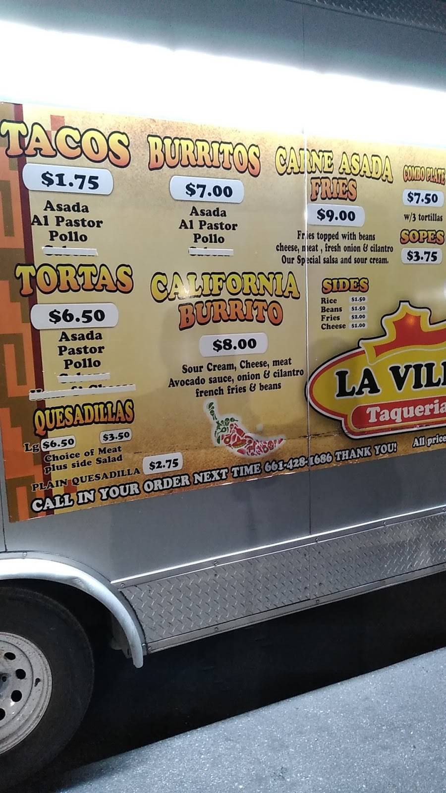 la villa taqueria moblie | restaurant | 3652-3710 San Dimas St, Bakersfield, CA 93301, USA | 6614281686 OR +1 661-428-1686