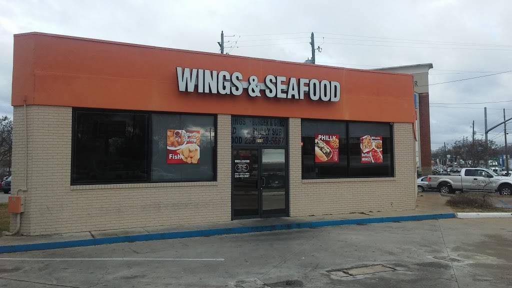 Wings And Seafood | restaurant | 210 E Meighan Blvd, Gadsden, AL 35903, USA | 2564595667 OR +1 256-459-5667