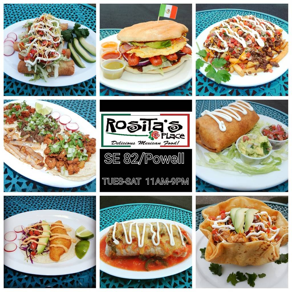 Rositas Place | restaurant | 3405 SE 82nd Ave, Portland, OR 97266, USA | 5039015990 OR +1 503-901-5990