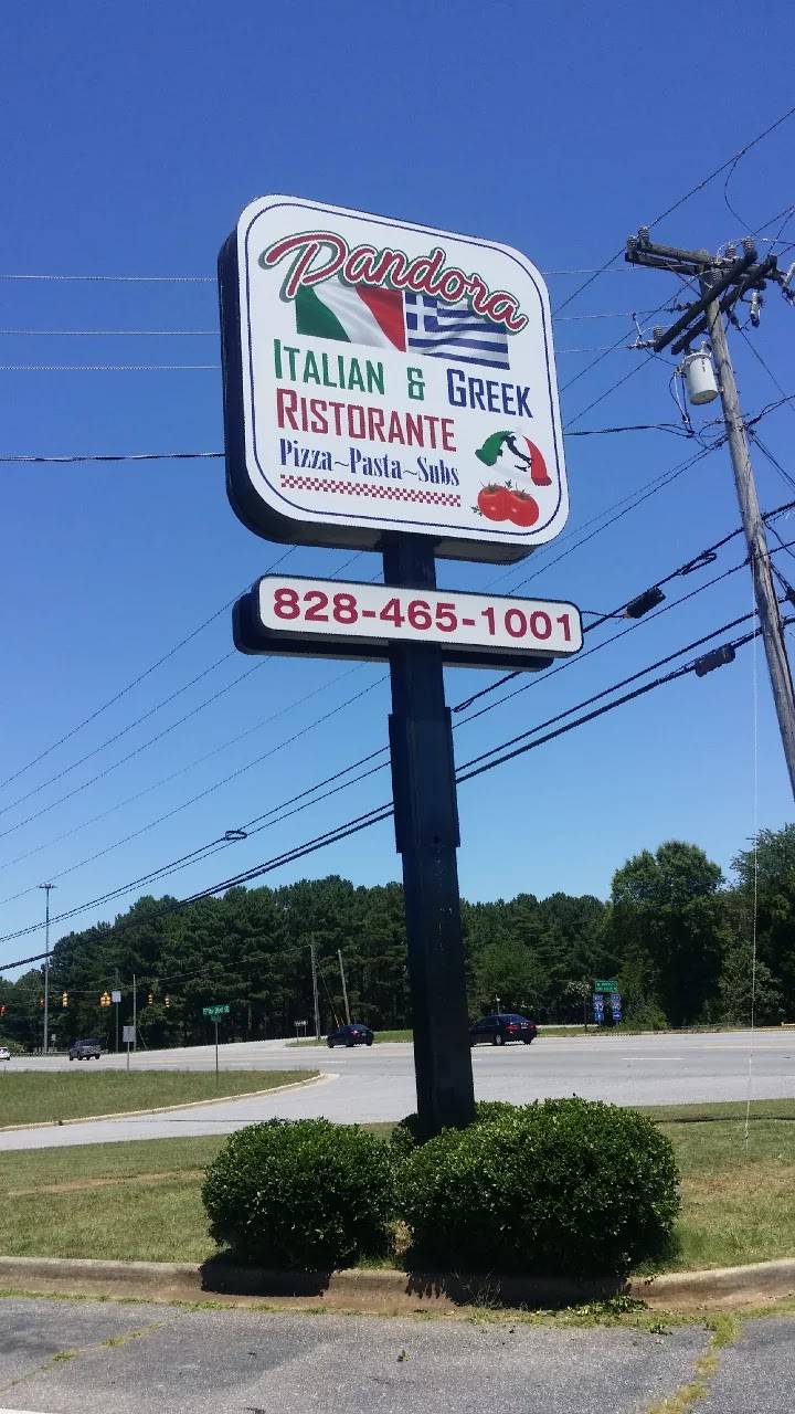 Pandora Italian and Greek restaurant | restaurant | 1560 Fairgrove Church Rd SE, Conover, NC 28613, USA | 8284695131 OR +1 828-469-5131