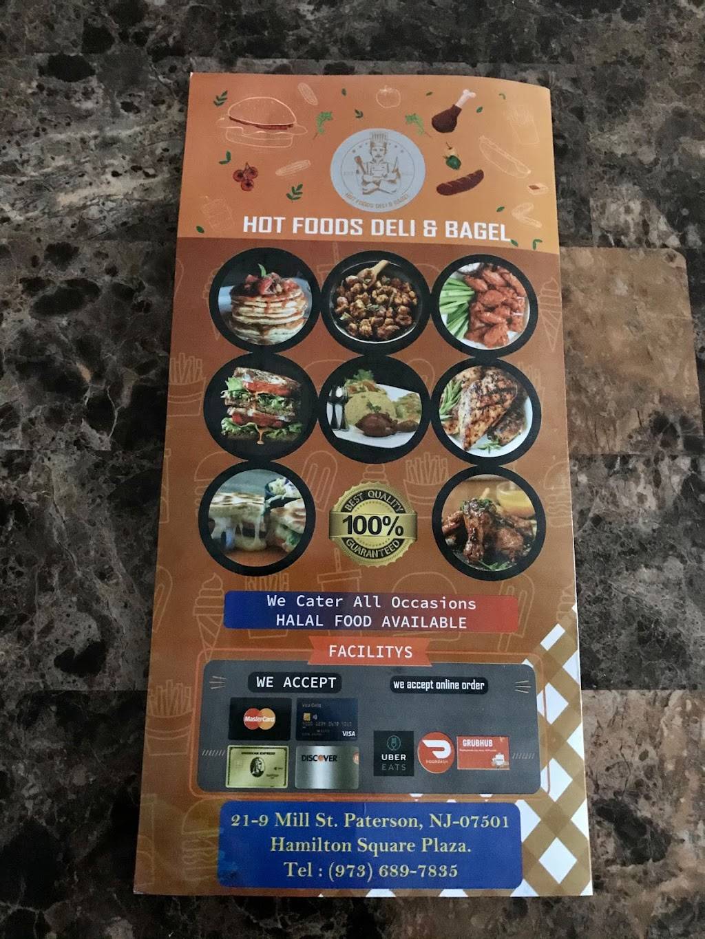 HOT FOODS DELI & BAGEL | restaurant | 21-9 Mill St, Paterson, NJ 07501, USA | 9736897835 OR +1 973-689-7835