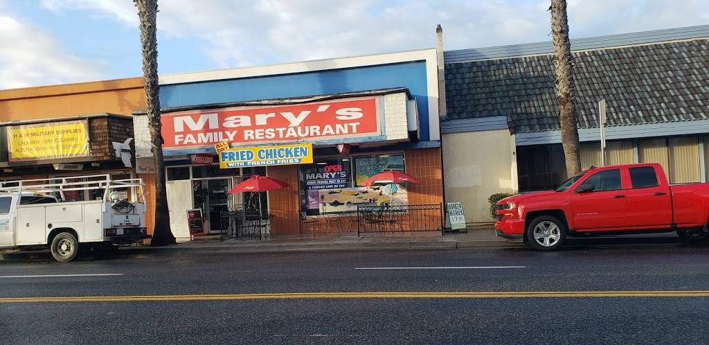 Marys Family Restaurant | restaurant | 307 N Coast Hwy, Oceanside, CA 92054, USA | 7607223052 OR +1 760-722-3052
