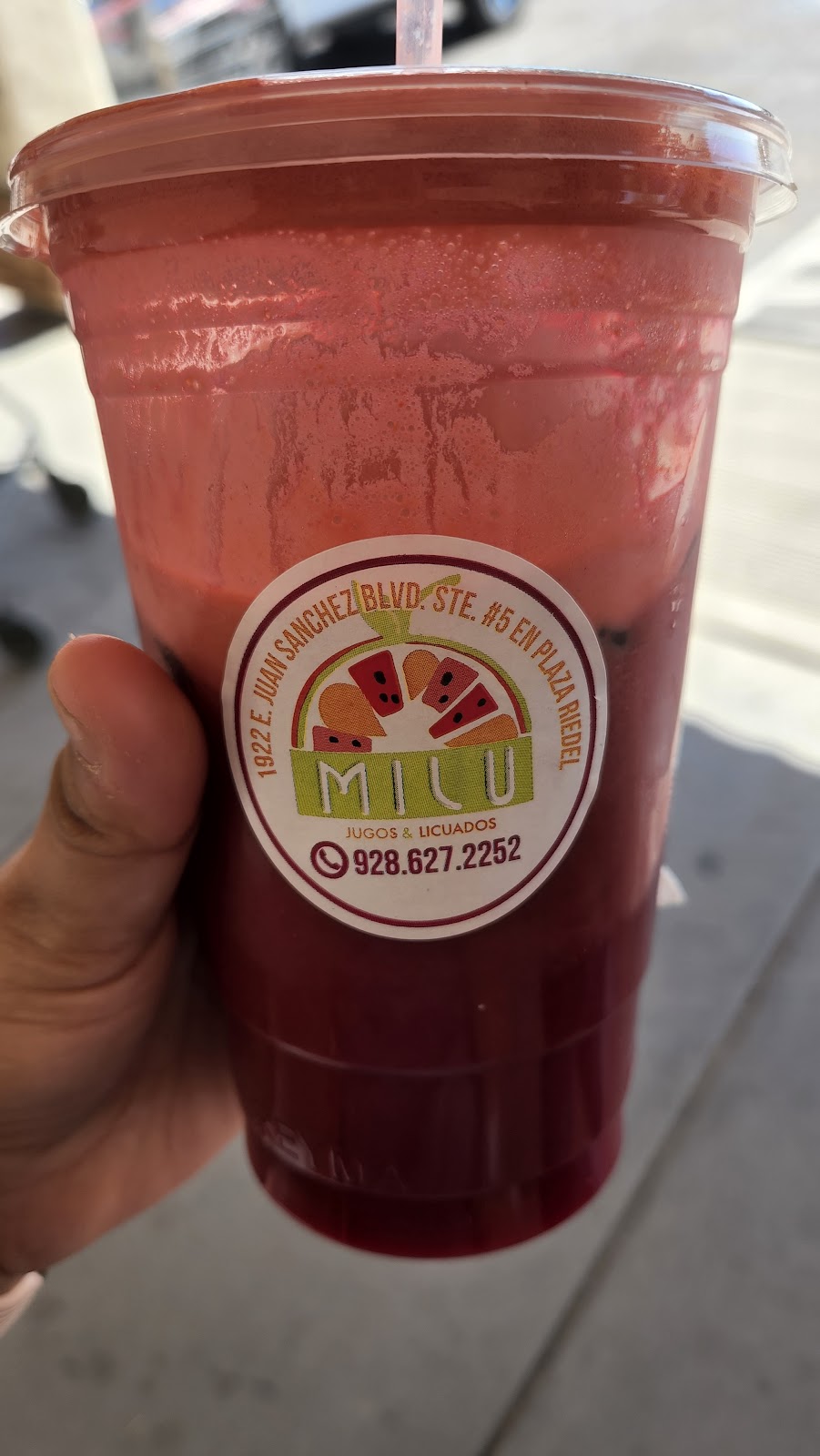 Milu jugos y licuados | restaurant | 1922 E Cesar Chavez Blvd Suit 05 Suit 05, San Luis, AZ 85349, USA | 9286272252 OR +1 928-627-2252