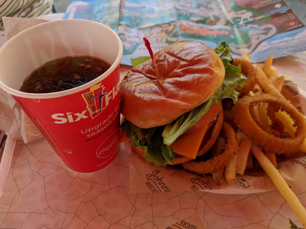 Johnny Rockets | restaurant | SIX FLAGS MAGIC MOUNTAIN, 26101 Magic Mountain Pkwy, Valencia, CA 91355, USA | 6612554819 OR +1 661-255-4819