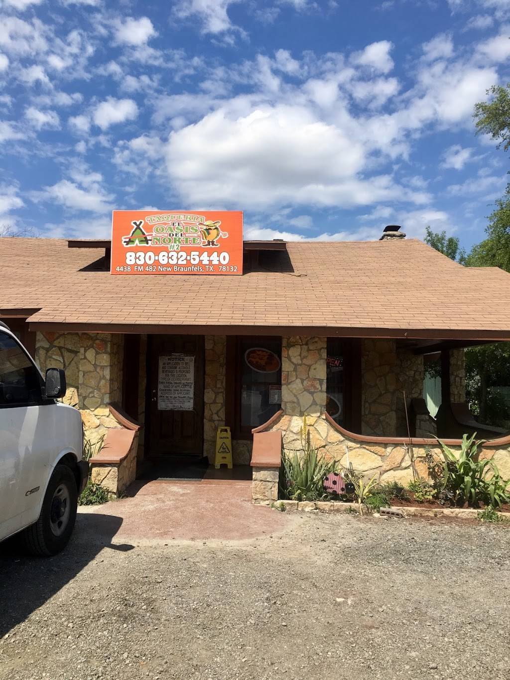 Taqueria El Oasis Del Norte #2 | restaurant | 4438 FM482, New Braunfels, TX 78132, USA | 8306325440 OR +1 830-632-5440