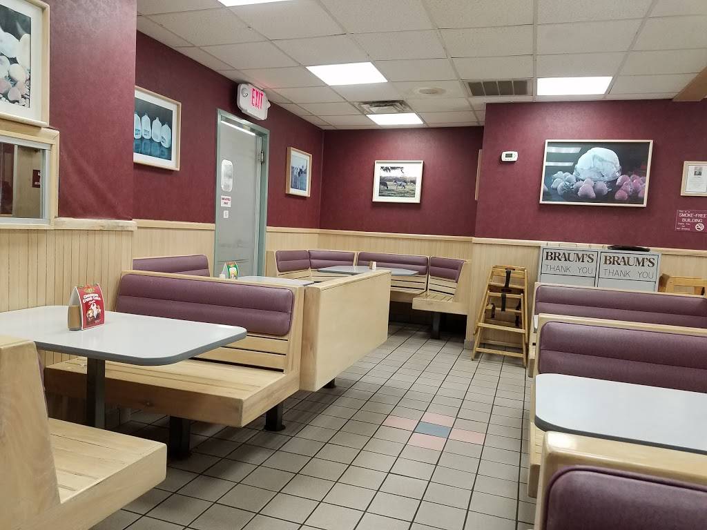 Braums Ice Cream & Burger Restaurant | restaurant | 1308 S Garnett Rd, Tulsa, OK 74128, USA | 9184375531 OR +1 918-437-5531