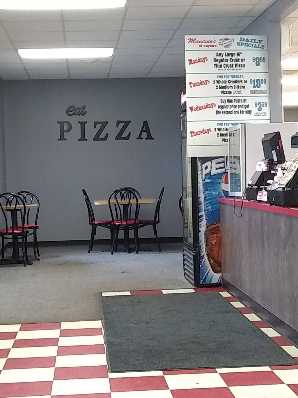 Mancinos of Gaylord | restaurant | 1157 S Otsego Ave, Gaylord, MI 49735, USA | 9897057332 OR +1 989-705-7332