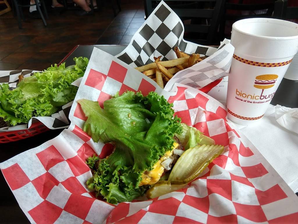 Bionic Burger Hamburgers | restaurant | 660 N Ridge Rd #101, Wichita, KS 67212, USA | 3169453838 OR +1 316-945-3838