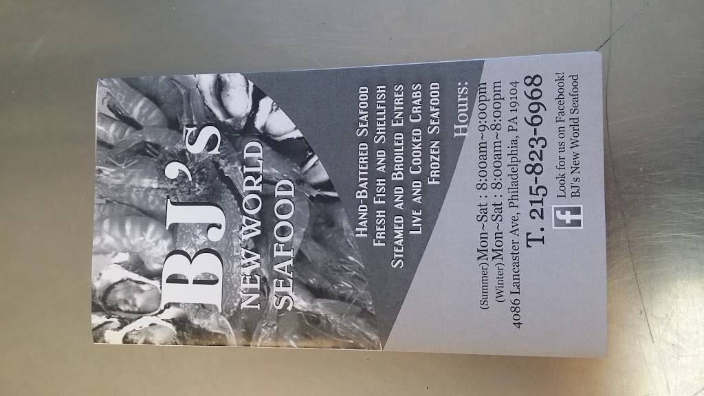 Bj seafood | meal takeaway | 4086 Lancaster Ave, Philadelphia, PA 19104, USA | 2158236968 OR +1 215-823-6968
