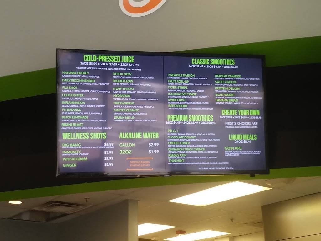 JuiceBar-PTC | restaurant | 3150 Allainby Way, Hampton, VA 23666, USA | 7577503750 OR +1 757-750-3750