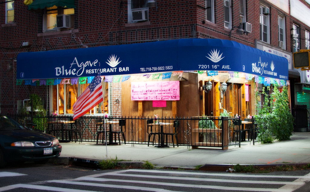 Blue Agave | restaurant | 7201 16th Ave, Brooklyn, NY 11204, USA | 7187585822 OR +1 718-758-5822