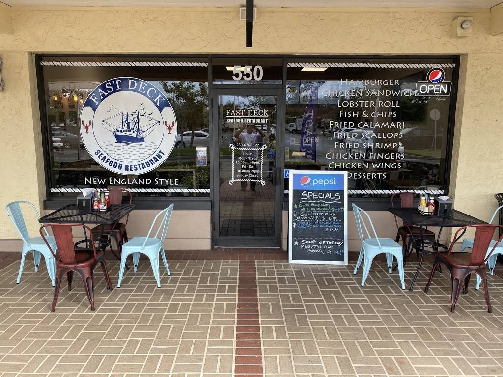 Fast Deck Seafood Restaurant | restaurant | 8951 Bonita Beach Rd SE #550, Bonita Springs, FL 34135, USA | 2396761122 OR +1 239-676-1122