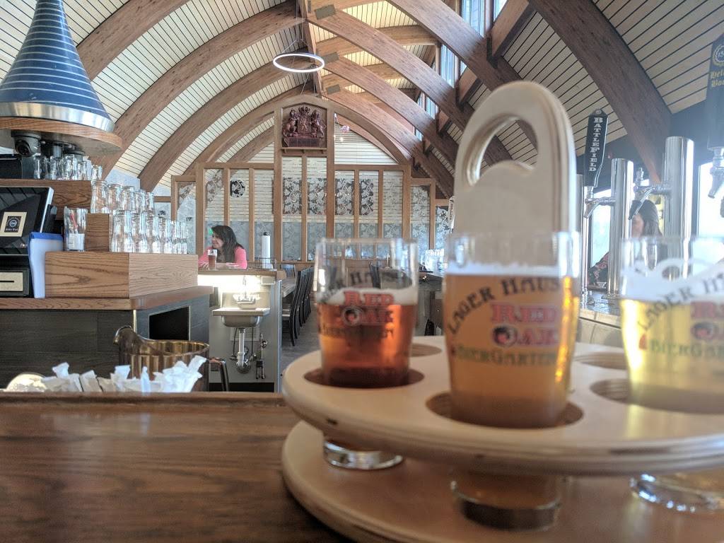 Red Oak Lager Haus & Biergarten | restaurant | 6905 Konica Dr, Whitsett, NC 27377, USA | 3364472005 OR +1 336-447-2005