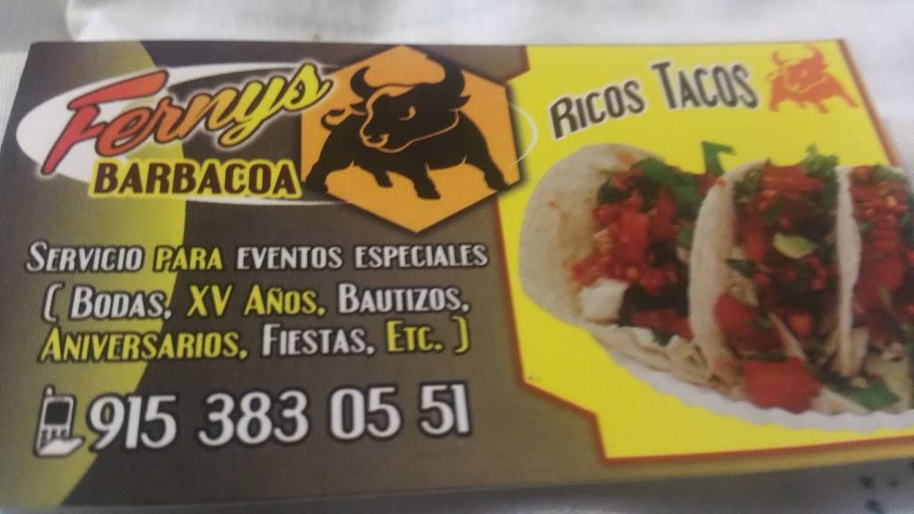 Fernys Barbacoa | restaurant | 805 N Zaragoza Rd, El Paso, TX 79907, USA | 9153830551 OR +1 915-383-0551