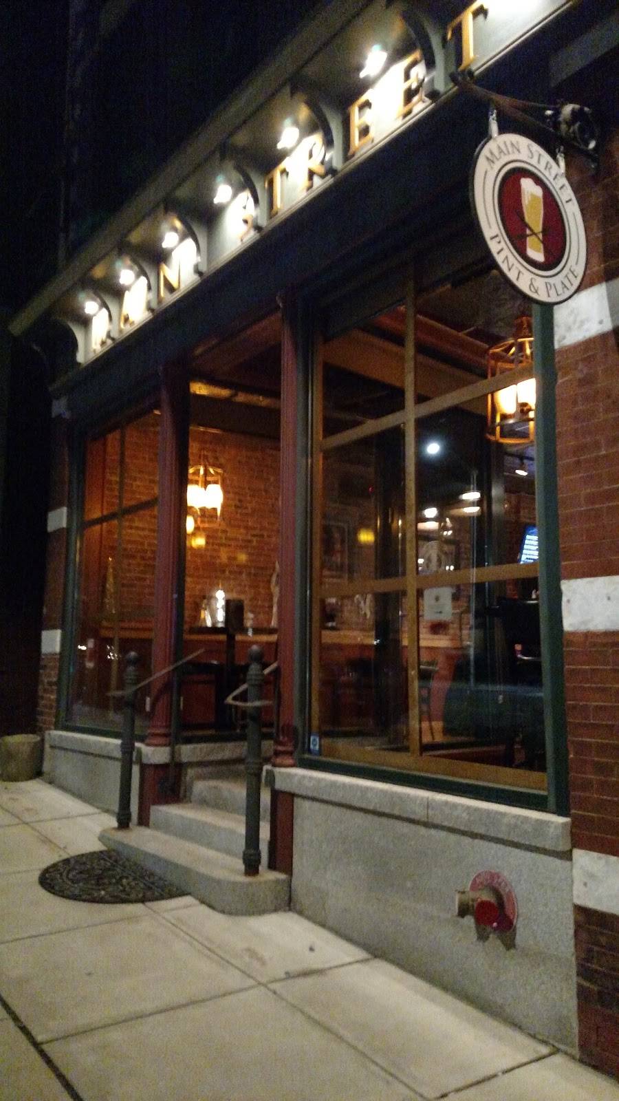 Main Street Pint & Plate | restaurant | 182 Main St, Bristol, CT 06010, USA | 8605835150 OR +1 860-583-5150