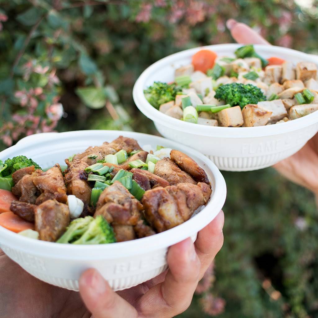 Flame Broiler | restaurant | 7941 Beach Blvd unit a, Buena Park, CA 90620, USA | 7145222400 OR +1 714-522-2400