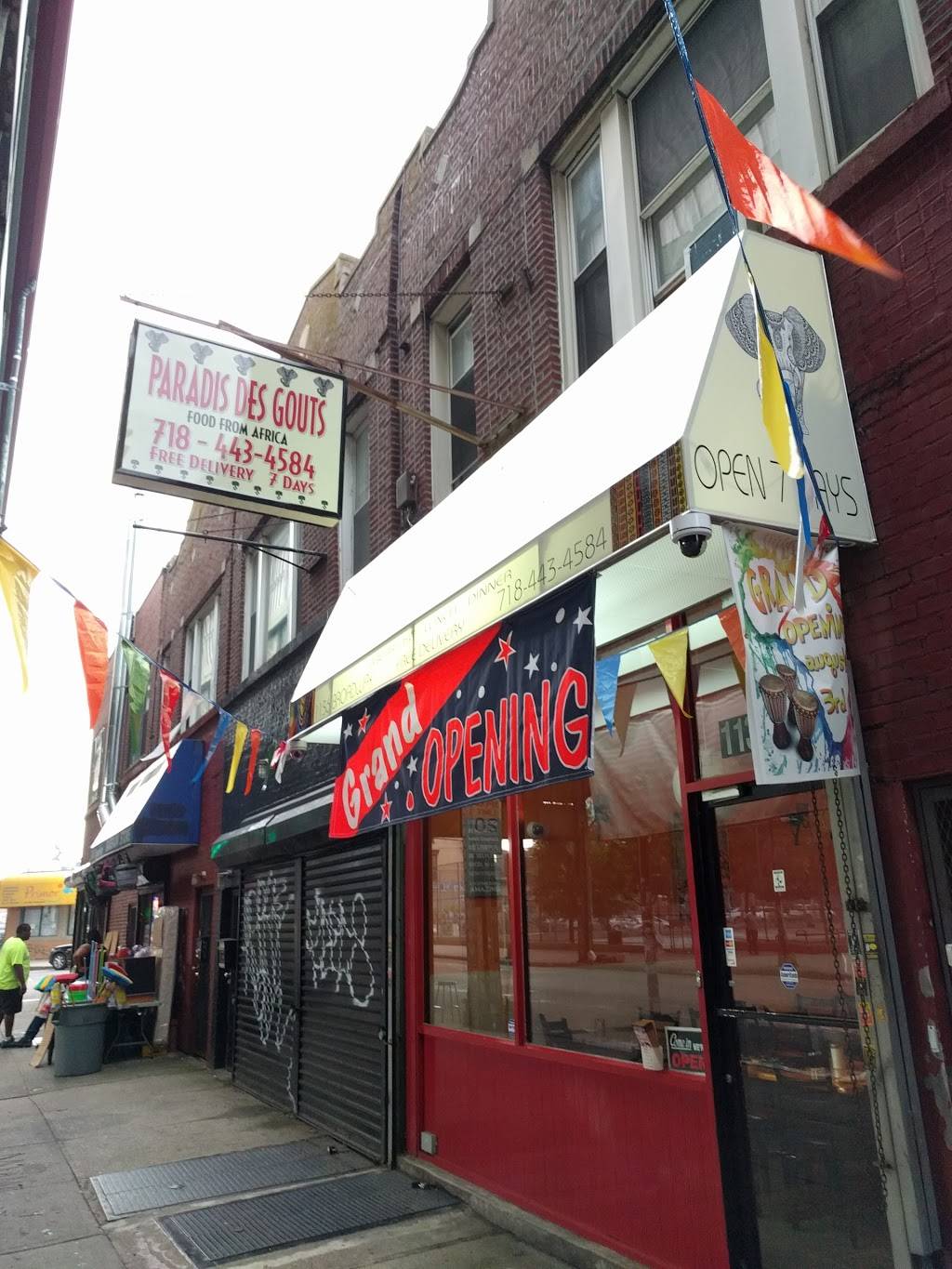 Paradis Des Gouts | restaurant | 3002, 1136 Broadway, Brooklyn, NY 11221, USA | 7184434584 OR +1 718-443-4584