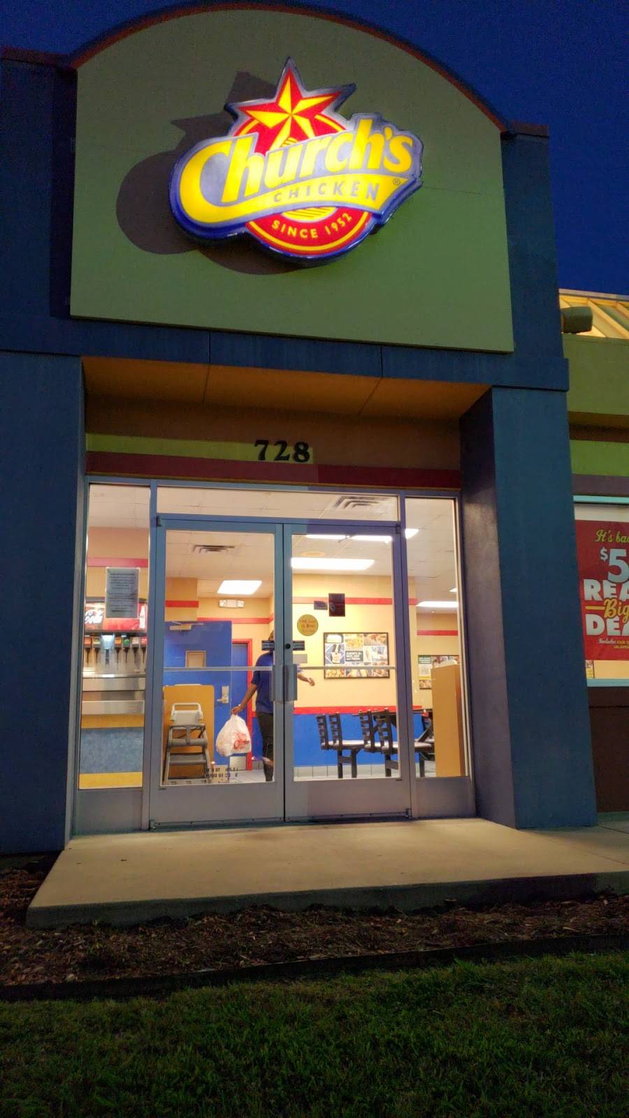 Churchs Chicken | restaurant | 728 N. Gallaway Avenue, Mesquite, TX 75149, USA | 9722909044 OR +1 972-290-9044