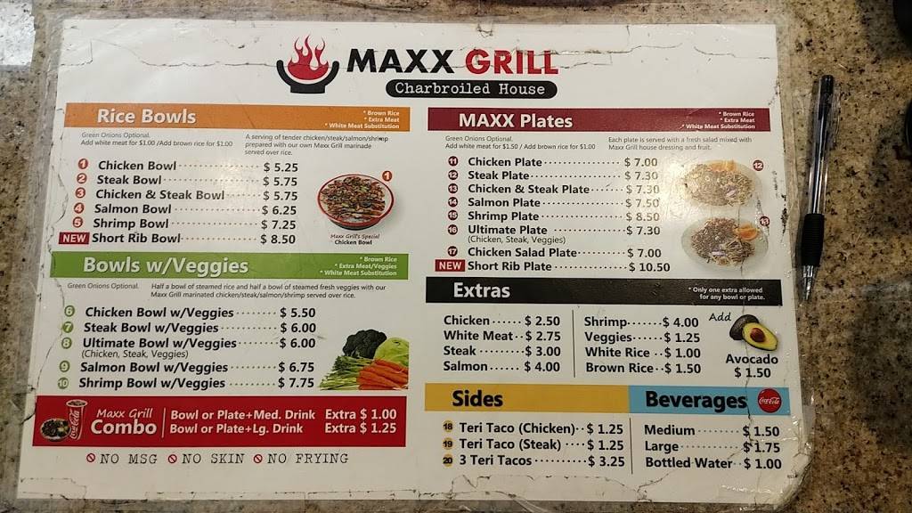 Maxx Grill | restaurant | 14305 Bellflower Blvd, Bellflower, CA 90706, USA | 5629209635 OR +1 562-920-9635
