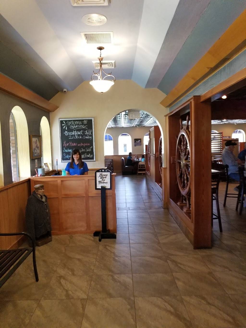 Zaharias Restaurant | restaurant | 3945 A1A S, St. Augustine, FL 32080, USA | 9044714799 OR +1 904-471-4799